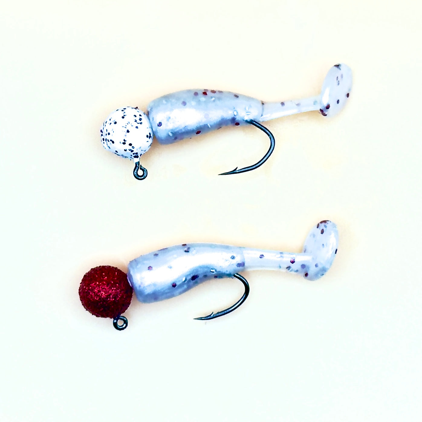 G.O. Teensy Tiny Swimmer - 8 Pack w/2 1/8 oz jig heads, #4 hook